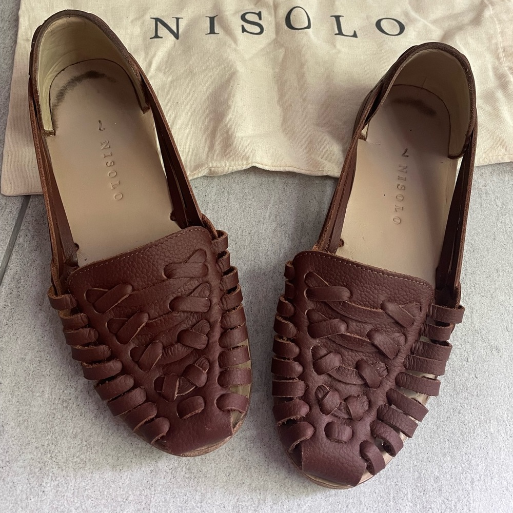 Nisolo Huarache Sandal Brandy 7